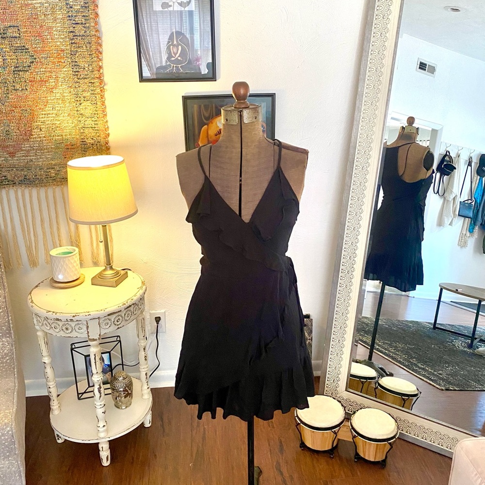 Mossimo | Black Wrap Dress XS.